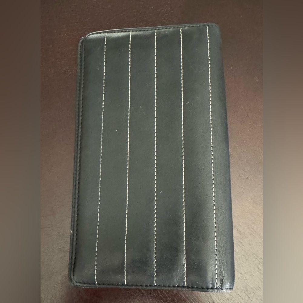 CHANEL Black Caviar Skin Leather Mademoiselle Bifold Wallet - Picture 2 of 13